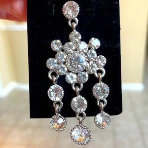 Rhinestone chandelier earrings